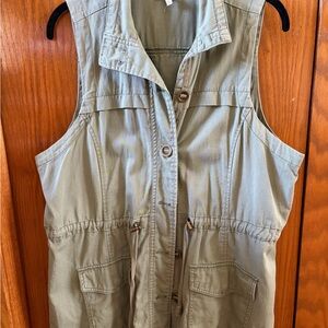 Maurices Olive Green Utility Vest